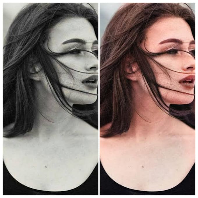 Colorize black and white photo by Azeralfy Fiverr