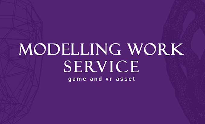 modelling game or VR asset