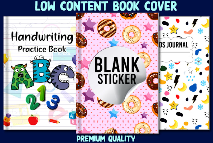 create kids activities and workbook cover and interior for KDP
