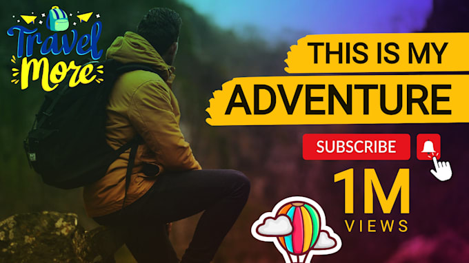 design catchy and unique youtube thumbnail