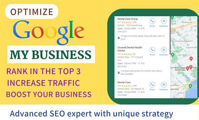 google my business optimization to attract more customers