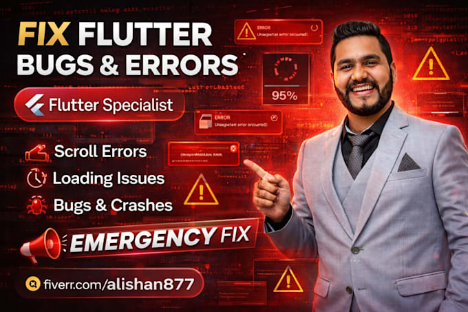 fix flutter bugs, errors and crashes in your mobile app