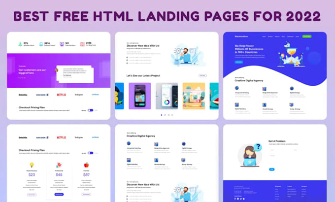 Develop responsive html landing page in 24h by Codesell | Fiverr