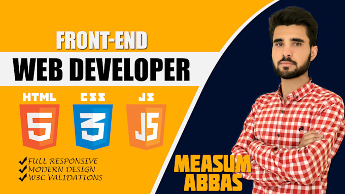 Be your frontend developer html, css, javascript, tailwind by Tech ...