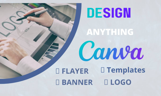 Design a logo, templates, social media post , and everything in canva ...