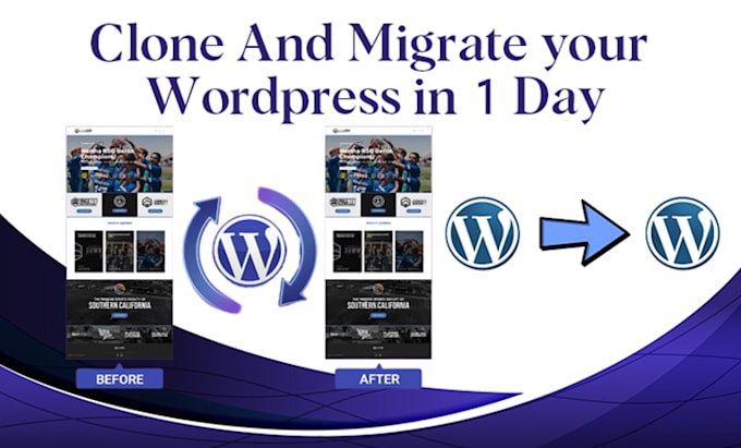 clone and migrate wordpress in 1 day