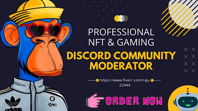 Be your discord moderator and community manager by Raju22444 | Fiverr