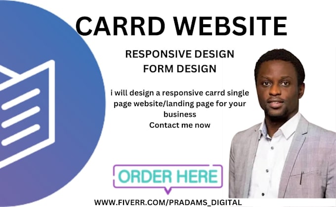 design a carrd website for you
