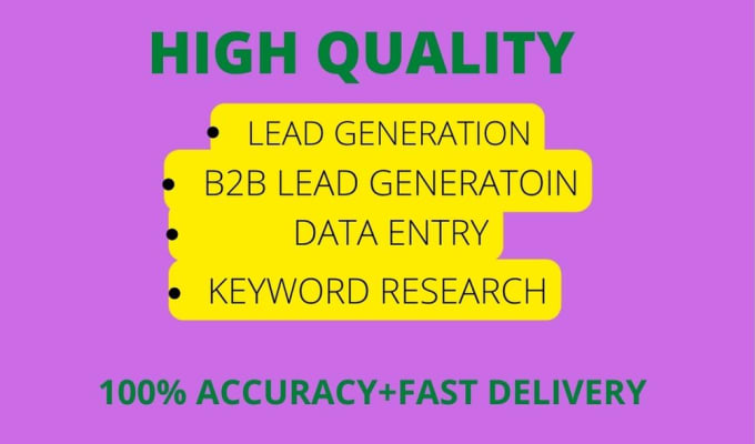 Leads keyword research sale