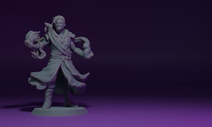 sculpt custom tabletop miniature stl for 3d printing
