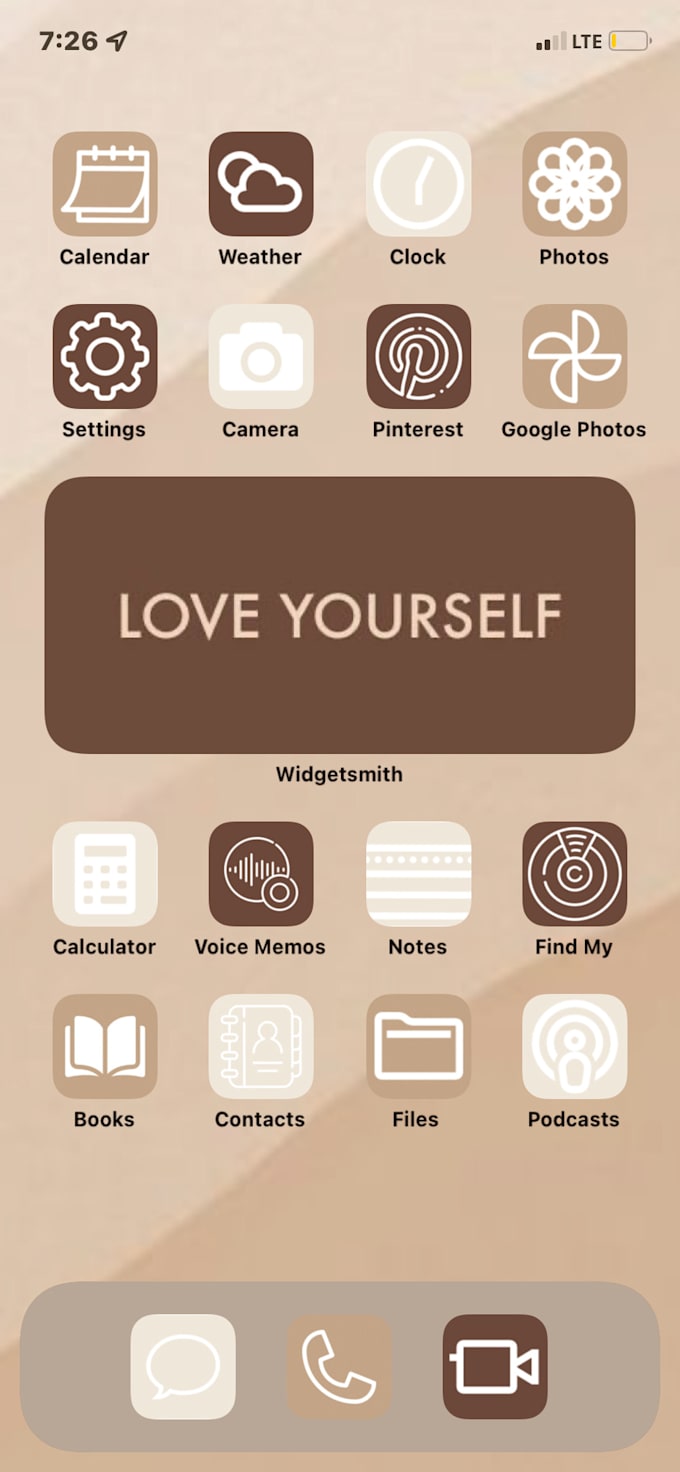 Create custom iphone home screen with theme of your choosing by Tarabruner Fiverr