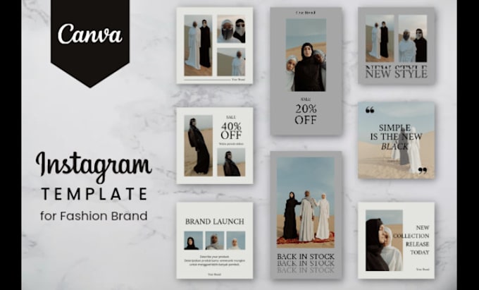 Create instagram canva template for fashion brand by Oktavianugrahen ...