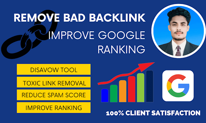 remove bad backlinks and toxic link removal to reduce moz spam score