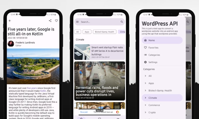 convert your wordpress website into an android app