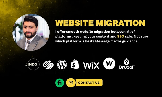 move migrate squarespace wordpress wix shopify website with same design and SEO