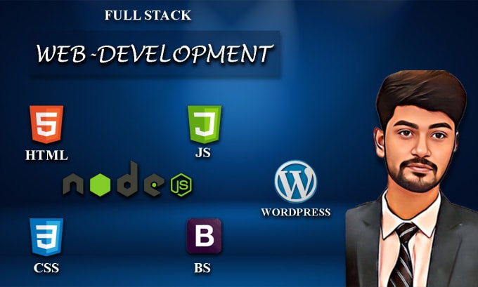 Your full stack web developer using html css and bootstrap by ...