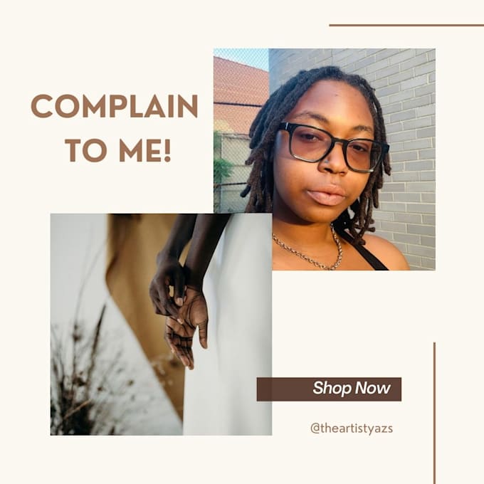 Complain Queens You can complain to me by Theartistyazs | Fiverr