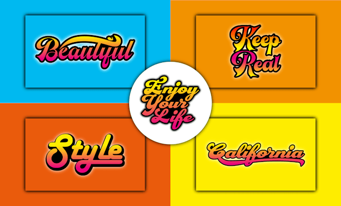 Design custom typography t shirt, graphic, font or text logo by ...
