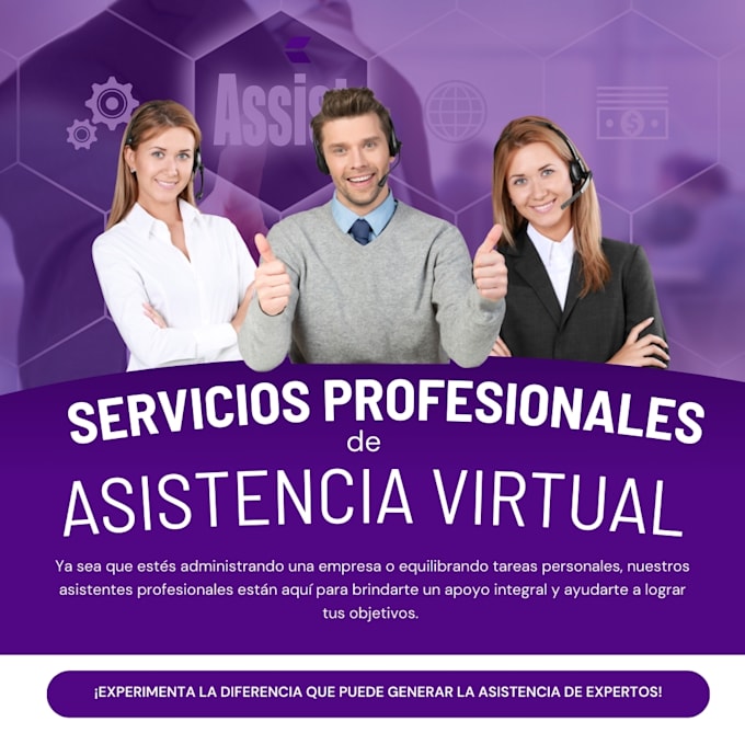 asistente virtual administrativo en español