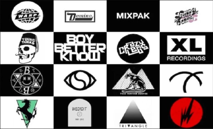major record label logos