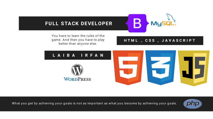 Do html,css,php,bootstrap websites as a full stack developer by ...