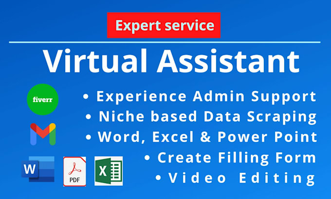Be your reliable virtual assistant by Ezaz_zaib450035 | Fiverr