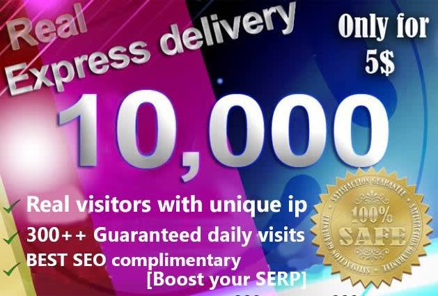 provide real web traffic