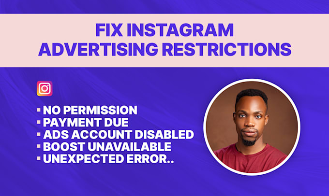 Review! I will fix instagram advertising restrictions  for $35