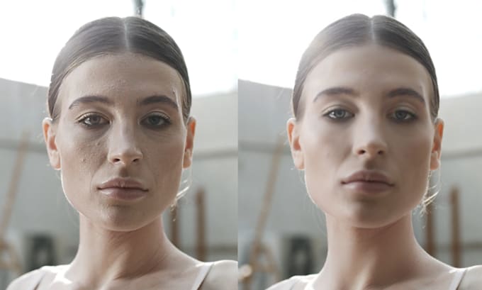do video skin retouching and smoothing