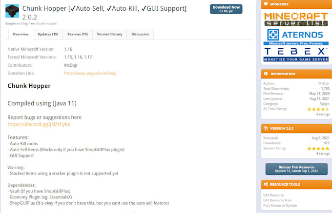 create a custom minecraft plugin for your server