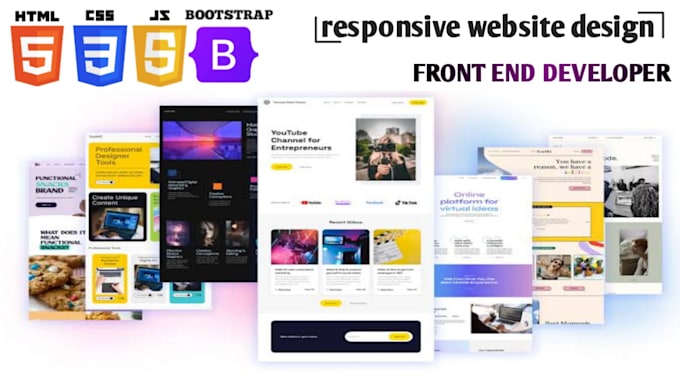 Design website with html css and bootstrap for you by Maulana_ibrahim ...