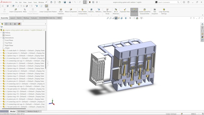 Create 3d cad model rendering and 2d drafting in solidworks by Rsj1048 ...