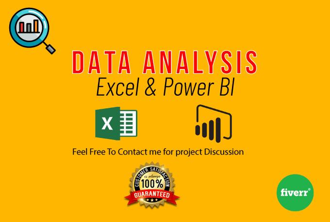Be your data analyst expert with power bi and excel by Shaniexp | Fiverr