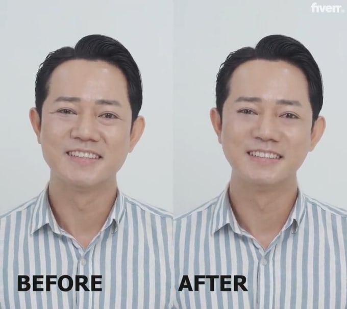 Remove wrinkles face retouch skin retouch for your video by