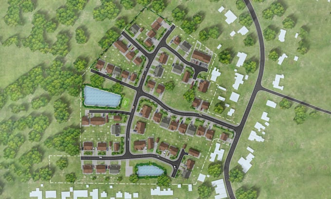 create site plan and subdivision plan with great detail