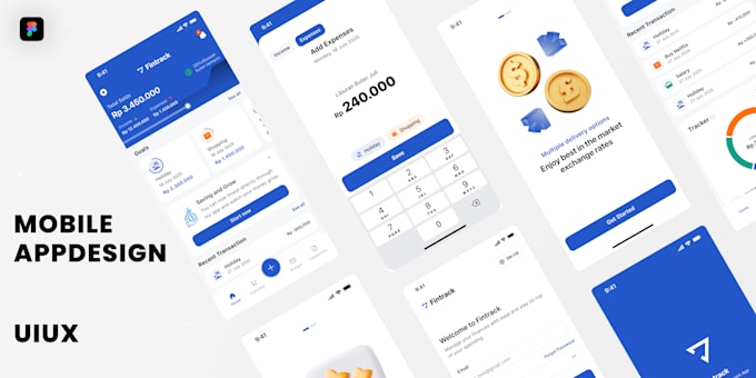 create professional UI UX for your mobile app with figma