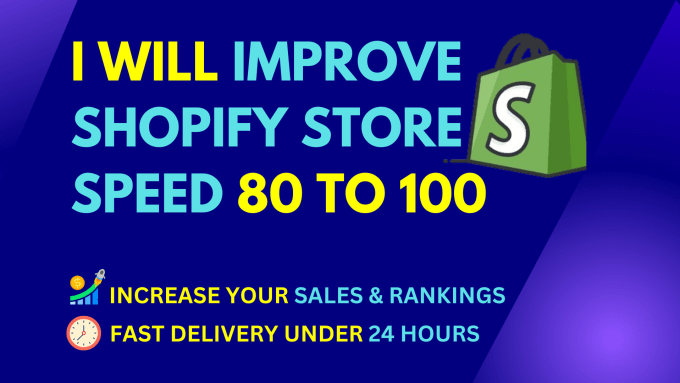 do shopify speed optimization and increase shopify score