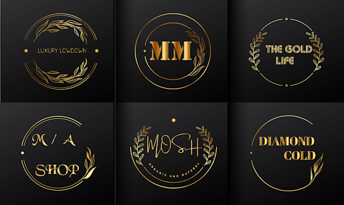Do luxury, elegant logo professional desgines by Mishallch | Fiverr