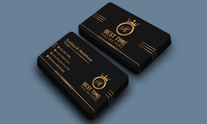 Do luxury minimal print ready business card design by Ankita5869 | Fiverr
