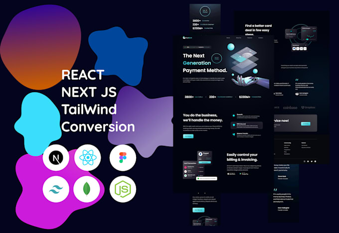 build a custom website to your needs using HTML or react js