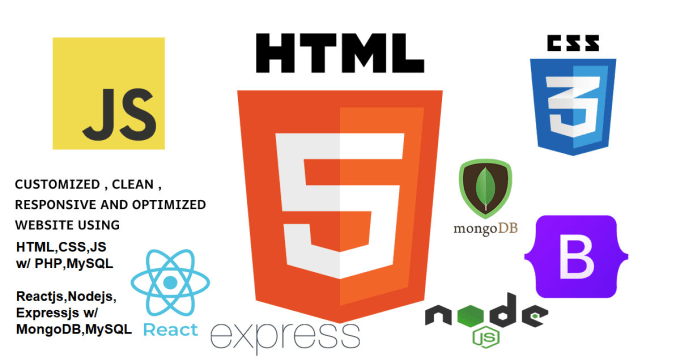 Create any application using html,css,js, reactjs,nodejs,php by ...
