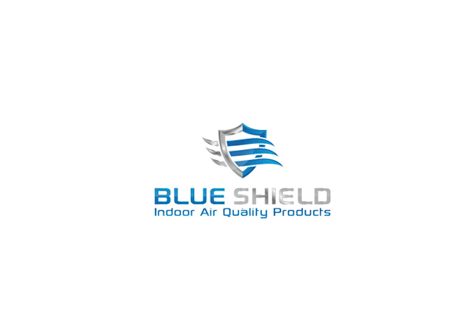 design dynamic unique cute blue shield logo for you