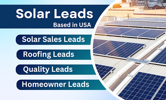 generate fresh solar leads and roofing leads through google map