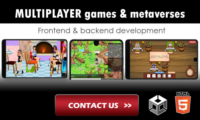 develop a multiplayer web game or avatar chat