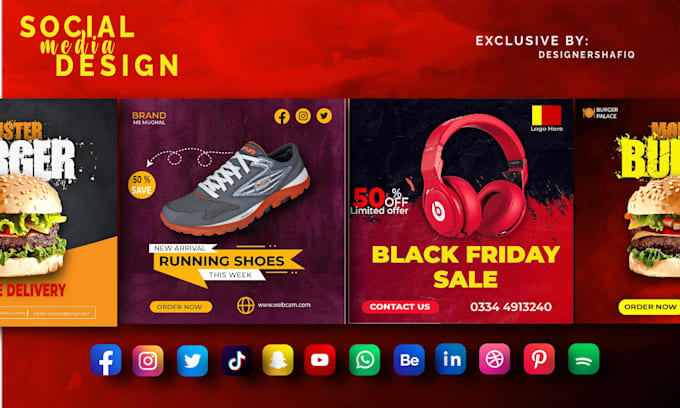 Create amazing creative and eye catching social media design by ...