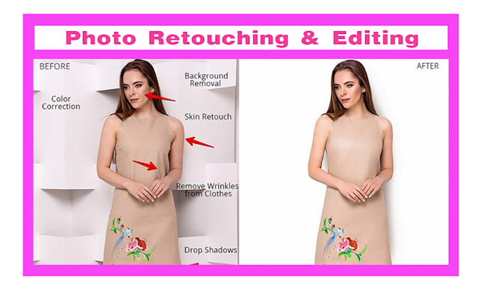 do high end skin retouching, skin smoothing