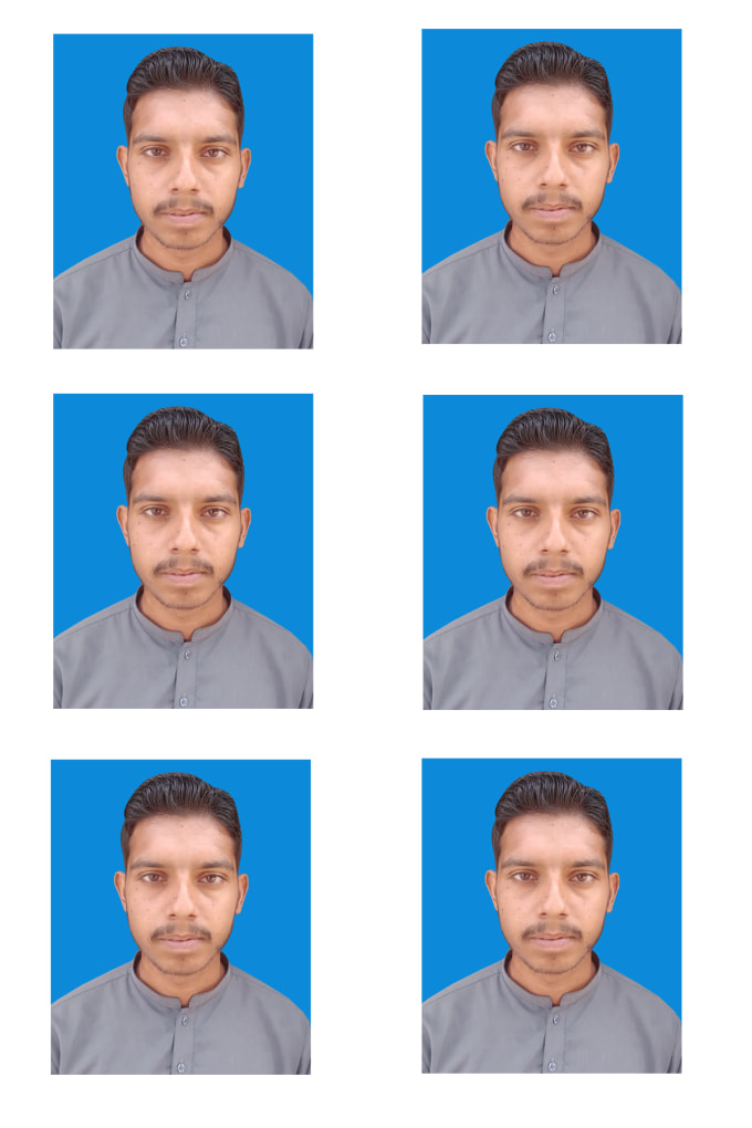 Remove background from photo and make passport size by Rajaatta | Fiverr