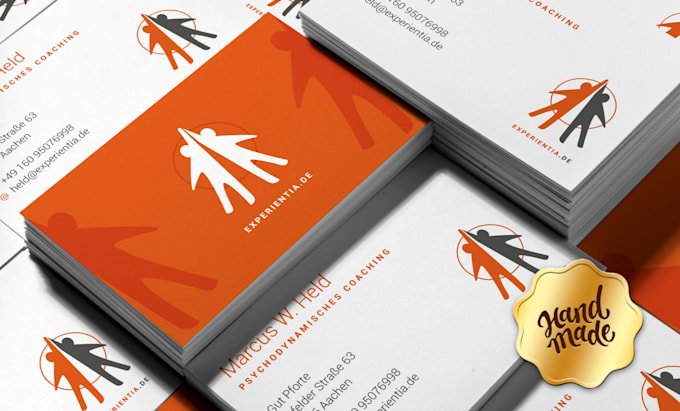 design a modern, minimalistic and professional business card