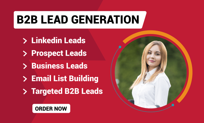 Do targeted b2b lead generation, linkedin prospect, and email list building  by Moon_ussit | Fiverr