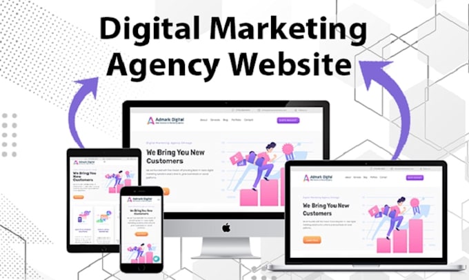 Design digital marketing agency website by Kanwalshehza831 | Fiverr